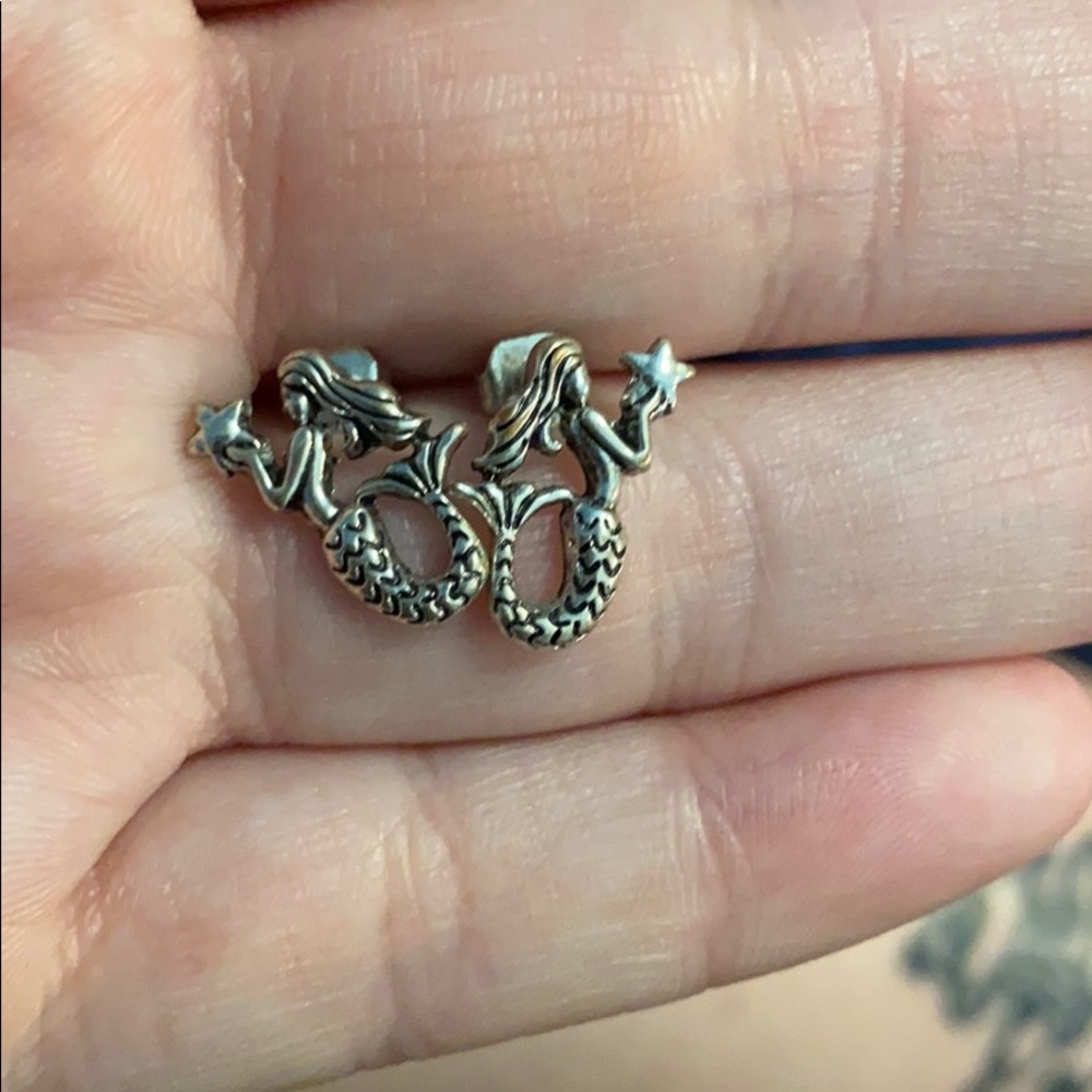 Mermaid and Turtle earrings!